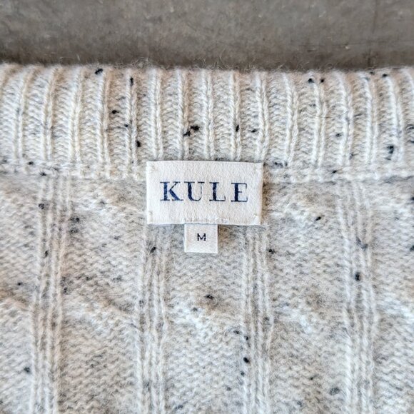 Kule The Sally Chinchilla Cashmere Cardigan Sweater medium - Picture 8 of 11